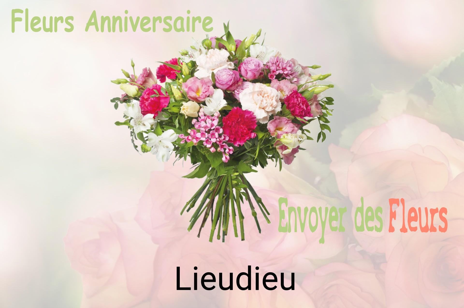 Bouquet de fleurs d’anniversaire livré à Lieudieu